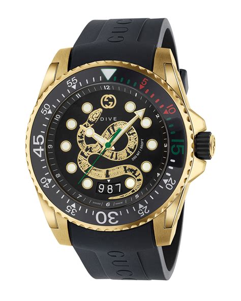 golds gucci mens watch|men's luxury watches Gucci.